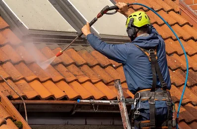 Démoussage et hydrofuge de toiture à Valensole